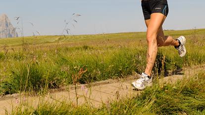 Running auf der Seiser Alm
