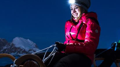 Night tobogganing