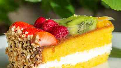 Ein Kuchenstück